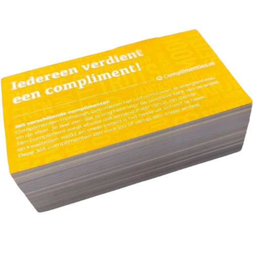 365 Complimenten op een memoblok