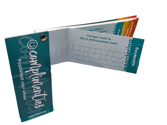 Complimentenwaaier – deel positiviteit uit aan elkaar